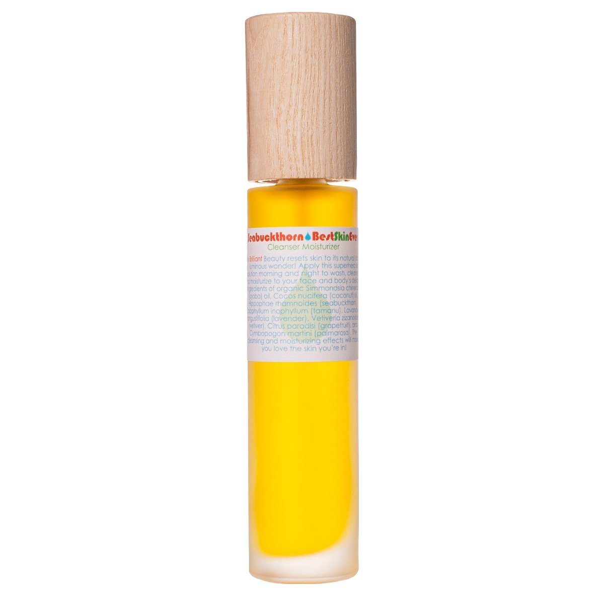 Living Libations Best Skin Ever Seabuckthorn oil cleanser bottle, 50ml